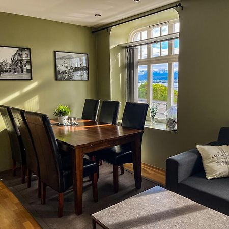 Two-Bedroom City Apartment With Fire Place, Free Parking And Fjordview Terrace - Calm And Central Ålesund Exterior foto